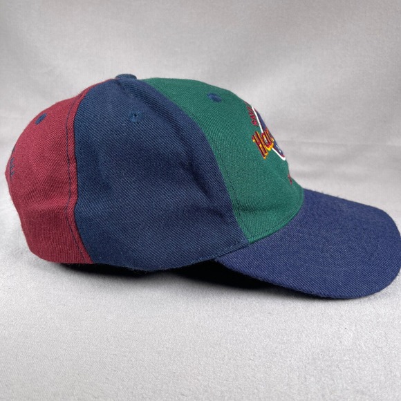 Hard Rock Cafe Dallas Hat Men One Size Blue Snapback Cap Colorblock Embroidered - Picture 4 of 10